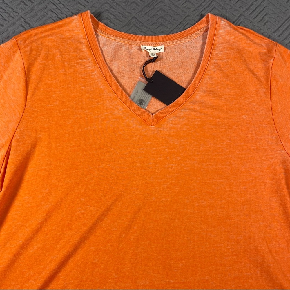 NEW Jane & Delancey Orange Vintage Look Top Plus Size 3X
